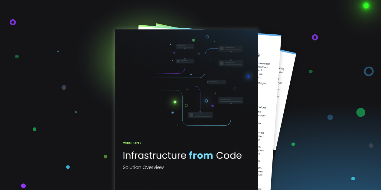 appCD Infrastructure from Code Solution Overview Cover Page